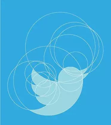 Twitter logo cercle
