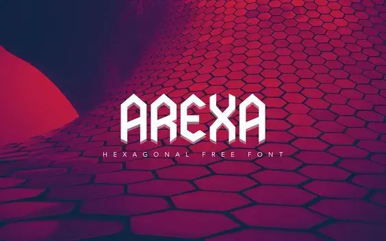 Typographie arexa