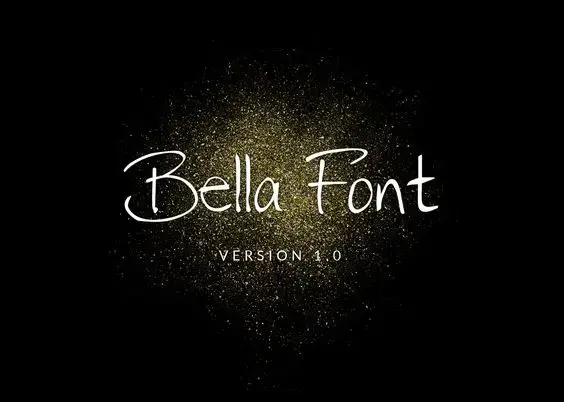 Typographie bella font