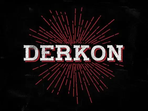 Typographie derkon