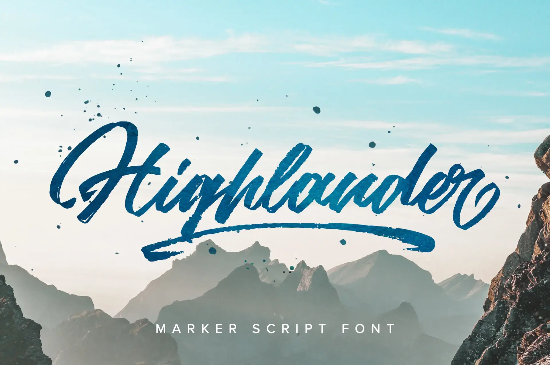 Typographie highlander