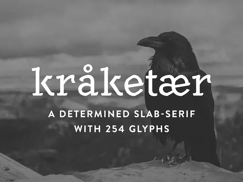 Typographie kraketaer