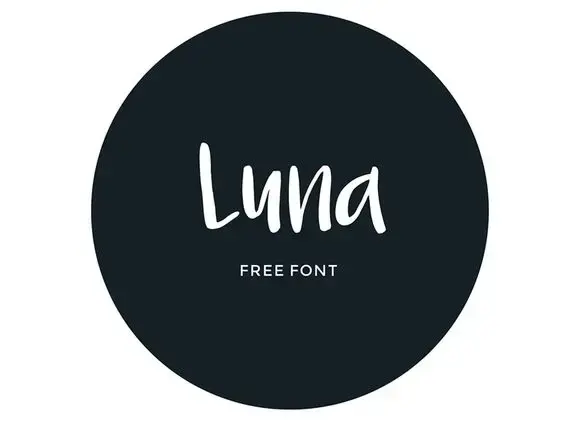 Typographie luna