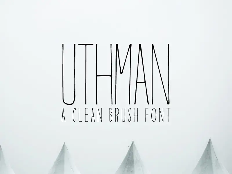 Typographie uthman