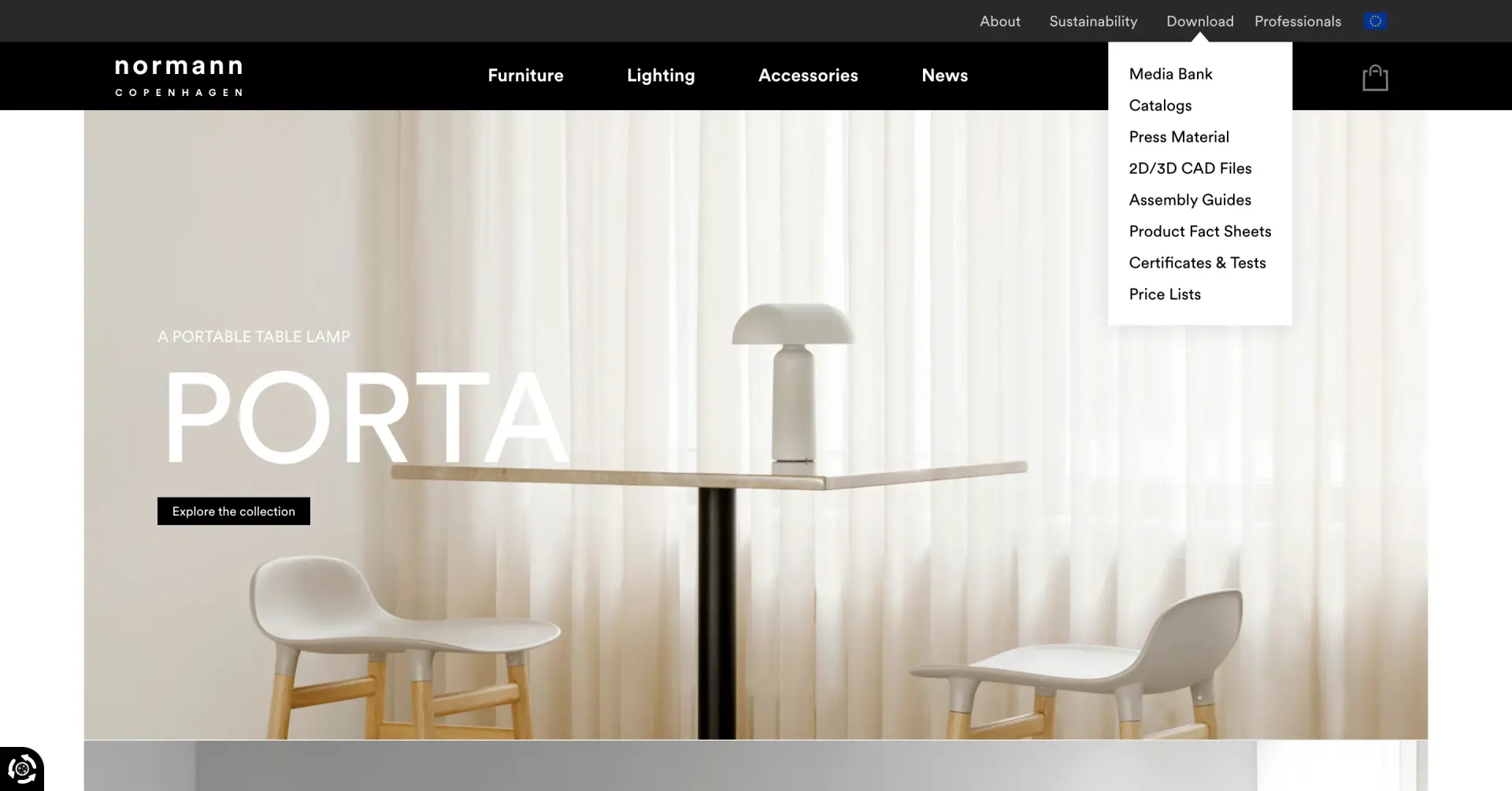 Webdesign ecommerce normann copenhagen